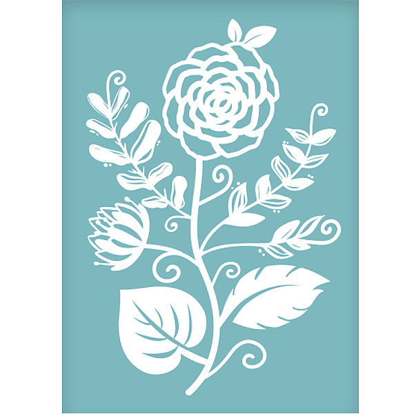 PandaHall Self-Adhesive Silk Screen Printing Stencil, for Painting on Wood, DIY Decoration T-Shirt Fabric, Flower, Sky Blue, 19.5x14cm...
PandaHall Self-Adhesive Silk Screen Printing Stencil, for Painting on Wood, DIY Decoration T-Shirt Fabric, Flower, Sky Blue, 19.5x14cm...