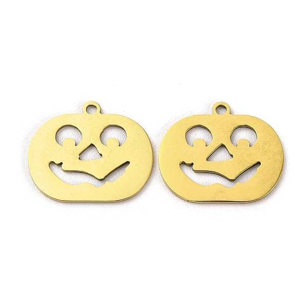 PandaHall 201 Stainless Steel Pendants, Pumpkin Charm, Golden, 15.5x18.5x1mm, Hole: 1.4mm 201 Stainless Steel Pumpkin
PandaHall 201 Stainless Steel Pendants, Pumpkin Charm, Golden, 15.5x18.5x1mm, Hole: 1.4mm 201 Stainless Steel Pumpkin