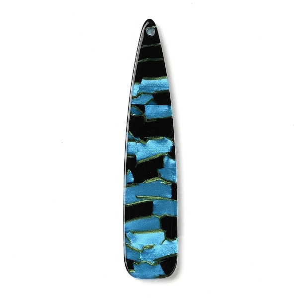 PandaHall Acrylic Pendants, Teardrop, Blue, 54x11.5x2.5mm, Hole: 1.5mm Acrylic Teardrop Blue
PandaHall Acrylic Pendants, Teardrop, Blue, 54x11.5x2.5mm, Hole: 1.5mm Acrylic Teardrop Blue