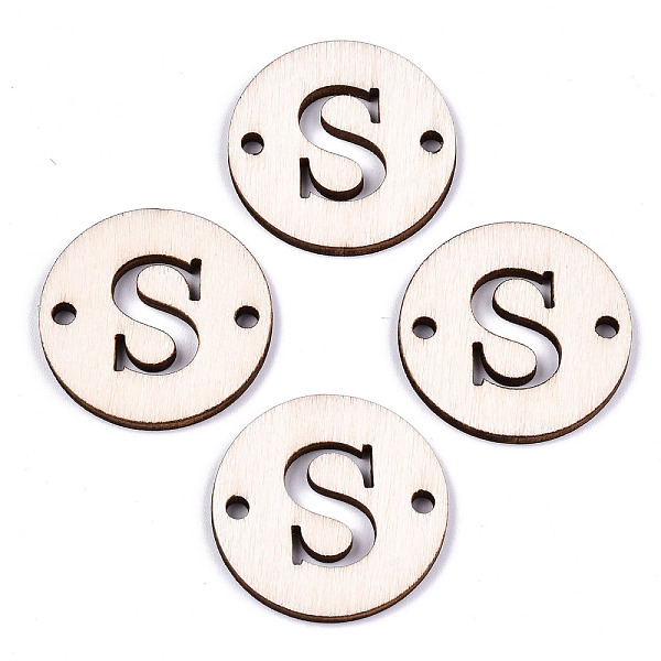 PandaHall Unfinished Natural Poplar Wood Links Connectors, Laser Cut, Flat Round with Word, Letter.S, 29.5x2.5mm, Hole: 2.5mm Wood Letter S
PandaHall Unfinished Natural Poplar Wood Links Connectors, Laser Cut, Flat Round with Word, Letter.S, 29.5x2.5mm, Hole: 2.5mm Wood Letter S