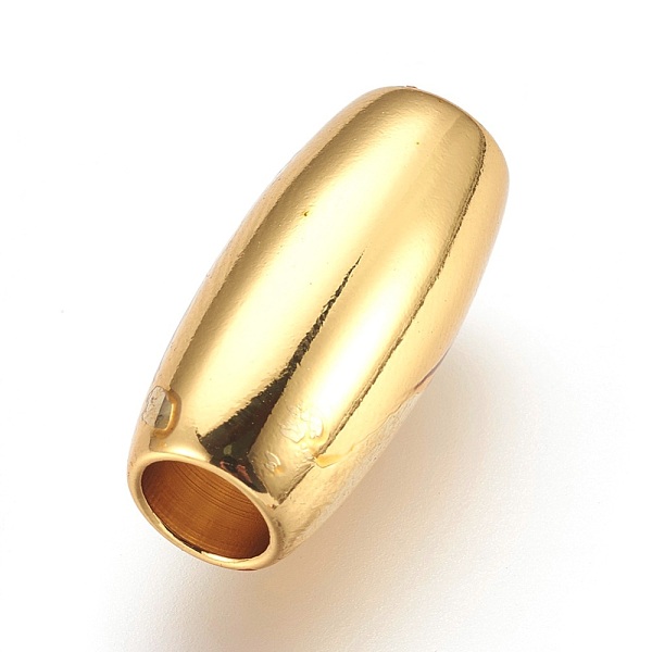 PandaHall Brass Beads, Large Hole Beads, Oval, Real 18K Gold Plated, 20.5x9.5mm, Hole: 5.5mm Brass Oval
PandaHall Brass Beads, Large Hole Beads, Oval, Real 18K Gold Plated, 20.5x9.5mm, Hole: 5.5mm Brass Oval