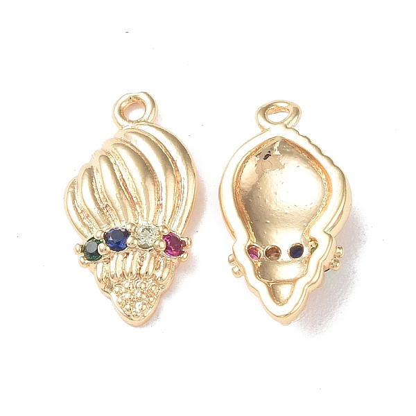 PandaHall Brass Micro Pave Cubic Zirconia Pendants, Spiral Shell, Real 18K Gold Plated, 15x8x3mm, Hole: 1mm Brass+Cubic Zirconia Shell Shape
PandaHall Brass Micro Pave Cubic Zirconia Pendants, Spiral Shell, Real 18K Gold Plated, 15x8x3mm, Hole: 1mm Brass+Cubic Zirconia Shell Shape
