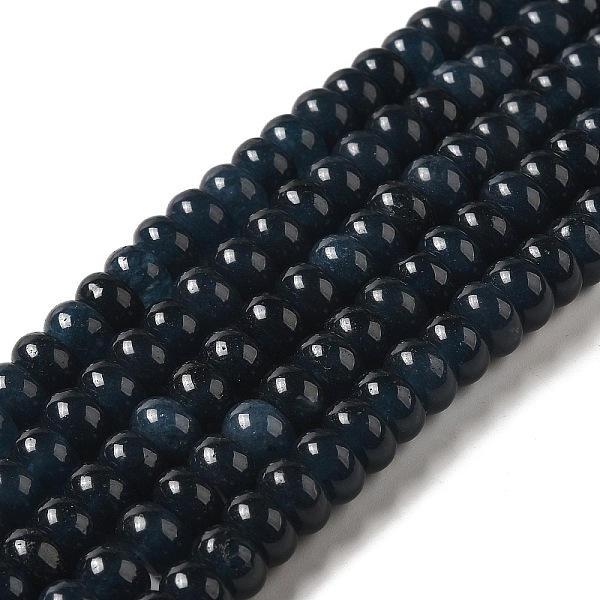 PandaHall Natural White Jade Beads Strands, Dyed, Rondelle, Prussian Blue, 8x5mm, Hole: 1mm, about 74pcs/strand, 15.15 inch(38.5cm) White...
PandaHall Natural White Jade Beads Strands, Dyed, Rondelle, Prussian Blue, 8x5mm, Hole: 1mm, about 74pcs/strand, 15.15 inch(38.5cm) White...