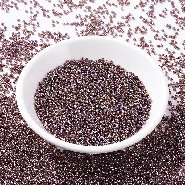 PandaHall MIYUKI Round Rocailles Beads, Japanese Seed Beads, (RR1005) Silverlined Dark Topaz AB, 11/0, 2x1.3mm, Hole: 0.8mm, about..., Brown
PandaHall MIYUKI Round Rocailles Beads, Japanese Seed Beads, (RR1005) Silverlined Dark Topaz AB, 11/0, 2x1.3mm, Hole: 0.8mm, about..., Brown