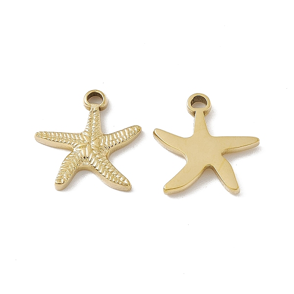 PandaHall Vacuum Plating 201 Stainless Steel Pendants, Starfish Charm, Real 18K Gold Plated, 15x15x2mm, Hole: 2x1.5mm 201 Stainless Steel...
PandaHall Vacuum Plating 201 Stainless Steel Pendants, Starfish Charm, Real 18K Gold Plated, 15x15x2mm, Hole: 2x1.5mm 201 Stainless Steel...