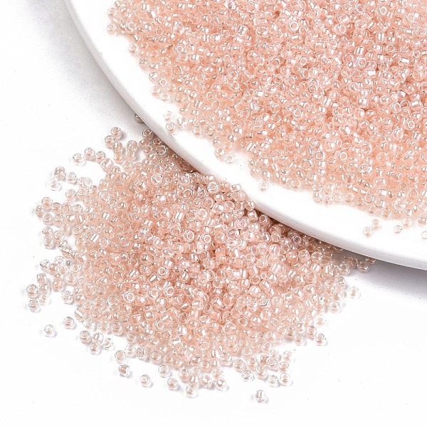 PandaHall 12/0 Glass Seed Beads, Transparent Inside Colours Luster, Round Hole, Round, Misty Rose, 12/0, 2~2.5x1.5~2mm, Hole: 0.8mm, about...
PandaHall 12/0 Glass Seed Beads, Transparent Inside Colours Luster, Round Hole, Round, Misty Rose, 12/0, 2~2.5x1.5~2mm, Hole: 0.8mm, about...