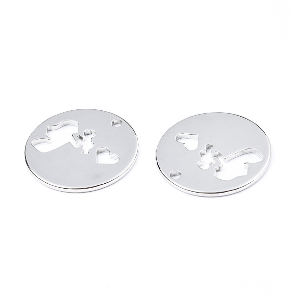 PandaHall 201 Stainless Steel Pendants, Flat Round with Bat, Stainless Steel Color, 25x1mm, Hole: 2mm 201 Stainless Steel Flat Round
PandaHall 201 Stainless Steel Pendants, Flat Round with Bat, Stainless Steel Color, 25x1mm, Hole: 2mm 201 Stainless Steel Flat Round