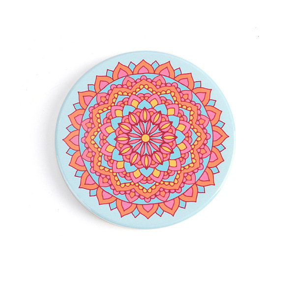 PandaHall Porcelain Cup Mats, Flat Round Shape Mandala Pattern Coaster, Light Blue, 90mm Porcelain Flat Round
PandaHall Porcelain Cup Mats, Flat Round Shape Mandala Pattern Coaster, Light Blue, 90mm Porcelain Flat Round