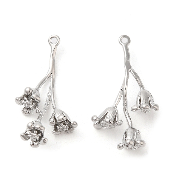 PandaHall Brass Pendants, Flower Charm, Real Platinum Plated, 25x14x6mm, Hole: 1mm Brass Flower
PandaHall Brass Pendants, Flower Charm, Real Platinum Plated, 25x14x6mm, Hole: 1mm Brass Flower