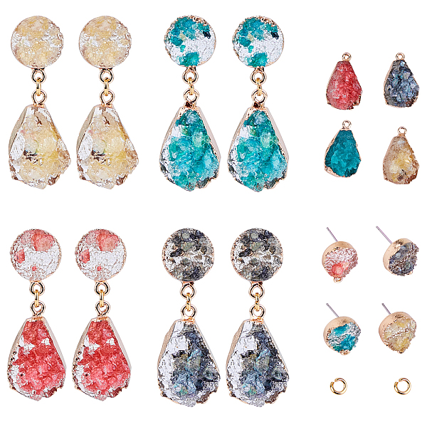 PandaHall SUNNYCLUE DIY Earring Making, with Druzy Resin Stud Earring Loops, Electroplate Resin Pendants and 304 Stainless Steel Jump Rings..., Multicolor
PandaHall SUNNYCLUE DIY Earring Making, with Druzy Resin Stud Earring Loops, Electroplate Resin Pendants and 304 Stainless Steel Jump Rings..., Multicolor