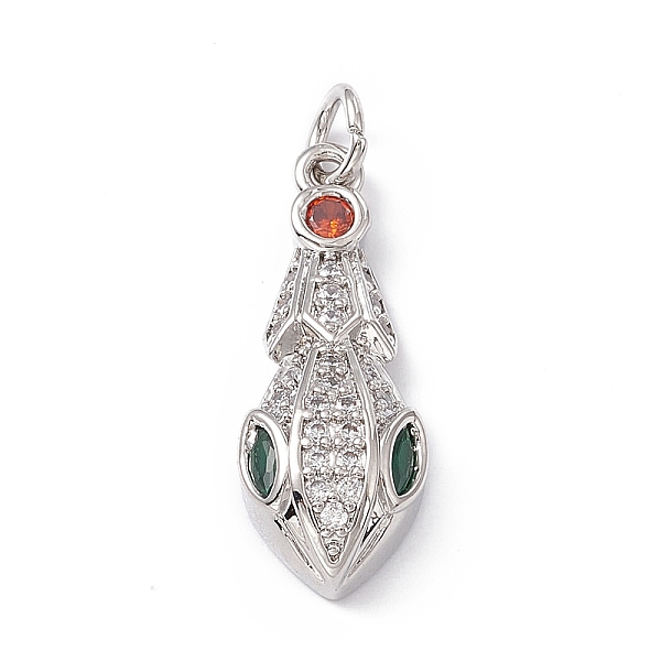 PandaHall Brass Micro Pave Cubic Zirconia Pendants, Snake Head Charm, Platinum, 23.5x9x5mm, Hole: 3mm Brass+Cubic Zirconia Snake
PandaHall Brass Micro Pave Cubic Zirconia Pendants, Snake Head Charm, Platinum, 23.5x9x5mm, Hole: 3mm Brass+Cubic Zirconia Snake