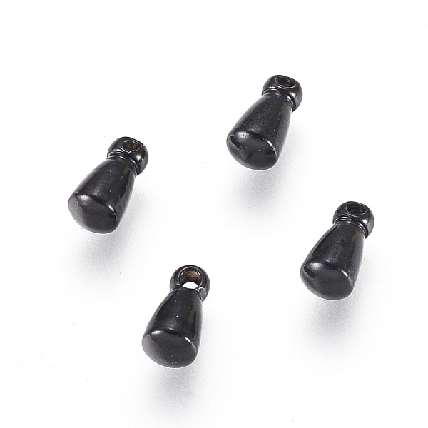 PandaHall 304 Stainless Steel Charms, Chain Extender Drop, Teardrop, Electrophoresis Black, 6x3mm, Hole: 1mm 304 Stainless Steel Teardrop
PandaHall 304 Stainless Steel Charms, Chain Extender Drop, Teardrop, Electrophoresis Black, 6x3mm, Hole: 1mm 304 Stainless Steel Teardrop