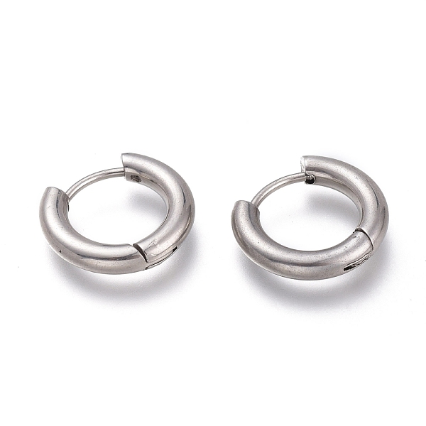 PandaHall 201 Stainless Steel Huggie Hoop Earrings, with 304 Stainless Steel Pin, Hypoallergenic Earrings, Ring, Stainless Steel Color...
PandaHall 201 Stainless Steel Huggie Hoop Earrings, with 304 Stainless Steel Pin, Hypoallergenic Earrings, Ring, Stainless Steel Color...