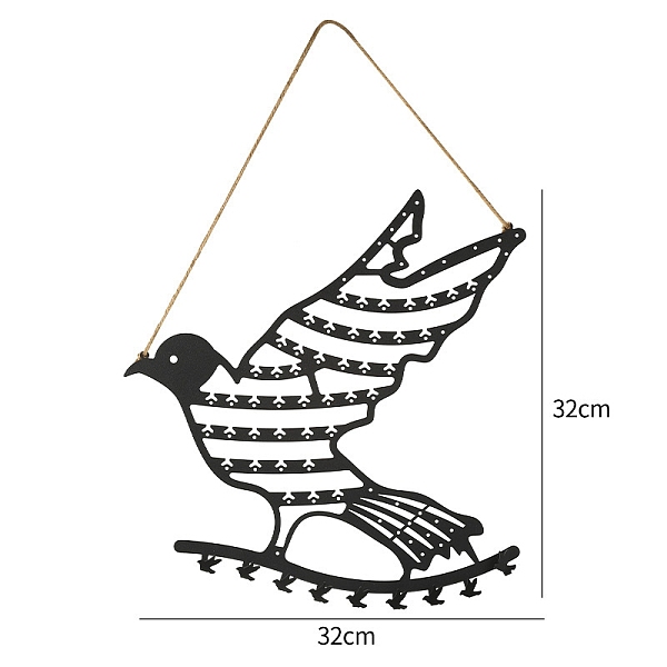 PandaHall Metal Hang Earring Rack, Earrings Display Stand, Pigeon, Black, 32x32cm Iron Pigeon
PandaHall Metal Hang Earring Rack, Earrings Display Stand, Pigeon, Black, 32x32cm Iron Pigeon