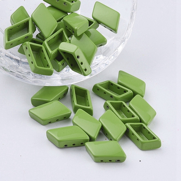 PandaHall Spray Painted Alloy Multi-Strand Links, For Tile Elastic Bracelets Making, Rhombus, Lime, 14x8x4.8mm, Hole: 0.8mm Alloy Rhombus..., Green
PandaHall Spray Painted Alloy Multi-Strand Links, For Tile Elastic Bracelets Making, Rhombus, Lime, 14x8x4.8mm, Hole: 0.8mm Alloy Rhombus..., Green