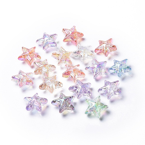 PandaHall Transparent Acrylic Beads, AB Color Plated, Star, Mixed Color, 22.5x24.5x11.5mm, Hole: 2.1mm Acrylic Star Multicolor
PandaHall Transparent Acrylic Beads, AB Color Plated, Star, Mixed Color, 22.5x24.5x11.5mm, Hole: 2.1mm Acrylic Star Multicolor