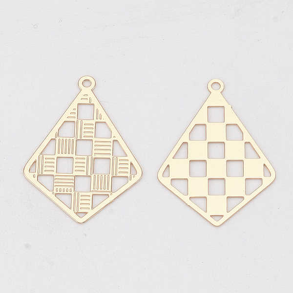 PandaHall Brass Pendants, Etched Metal Embellishments, Long-Lasting Plated, Kite with Tartan Pattern, Light Gold, 24x17x0.3mm, Hole: 1.2mm...
PandaHall Brass Pendants, Etched Metal Embellishments, Long-Lasting Plated, Kite with Tartan Pattern, Light Gold, 24x17x0.3mm, Hole: 1.2mm...