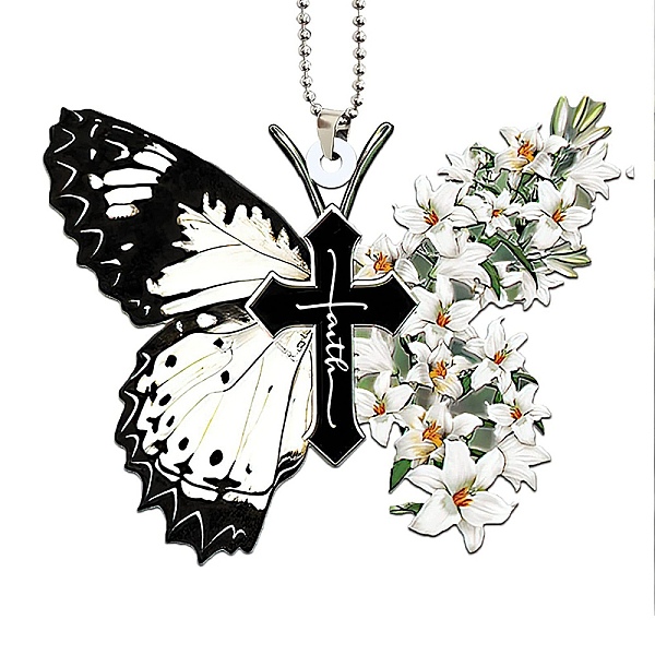 PandaHall Acrylic Butterfly Pendant Decorations, for Interior Car Mirror Hanging Decorations, Flower, 80x66mm Acrylic Flower
PandaHall Acrylic Butterfly Pendant Decorations, for Interior Car Mirror Hanging Decorations, Flower, 80x66mm Acrylic Flower