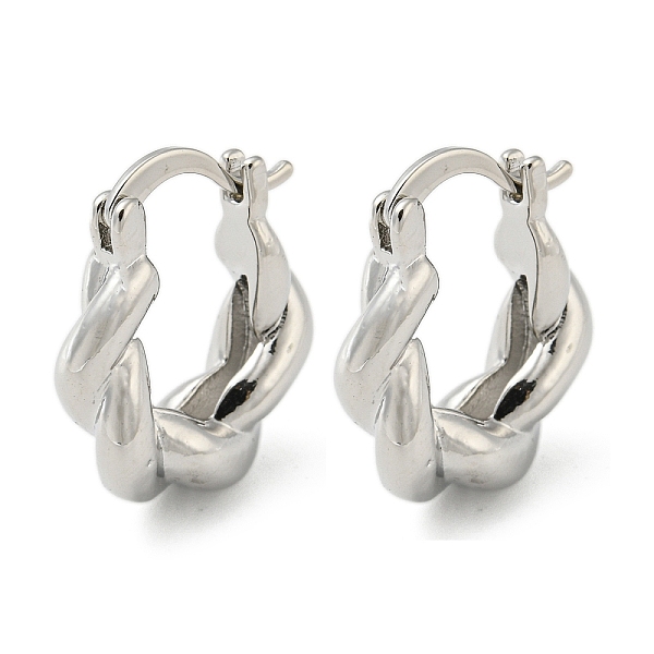 PandaHall Rack Plating Brass Twist Rope Hoop Earrings, Cadmium Free & Lead Free, Platinum, 23.5x7mm Brass Ring
PandaHall Rack Plating Brass Twist Rope Hoop Earrings, Cadmium Free & Lead Free, Platinum, 23.5x7mm Brass Ring