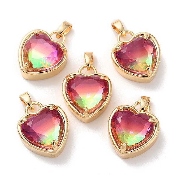 PandaHall K9 Glass Pendants, with Golden Tone Brass Findings, Faceted, Heart Charms, Light Siam, 18x15x7.7mm, Hole: 5x3mm K9 Glass Heart Red
PandaHall K9 Glass Pendants, with Golden Tone Brass Findings, Faceted, Heart Charms, Light Siam, 18x15x7.7mm, Hole: 5x3mm K9 Glass Heart Red