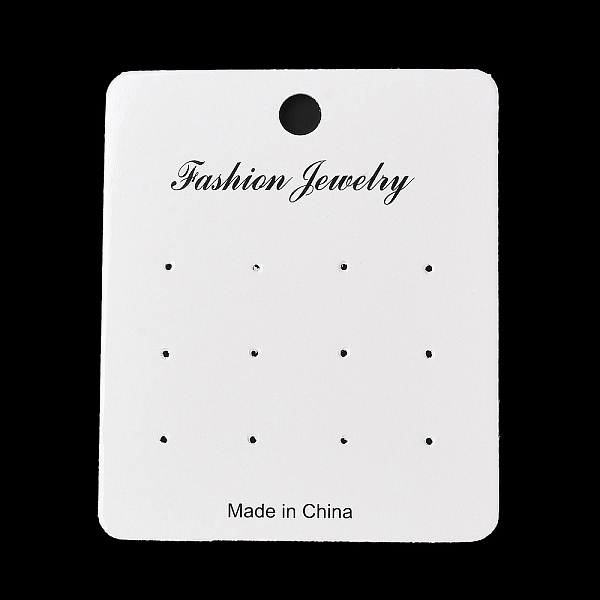PandaHall Rectangle Paper Earring Display Cards, Jewelry Display Cards for Earring Stud, White, 9x7.5x0.05cm, Hole: 1.3mm and 8mm Paper...
PandaHall Rectangle Paper Earring Display Cards, Jewelry Display Cards for Earring Stud, White, 9x7.5x0.05cm, Hole: 1.3mm and 8mm Paper...