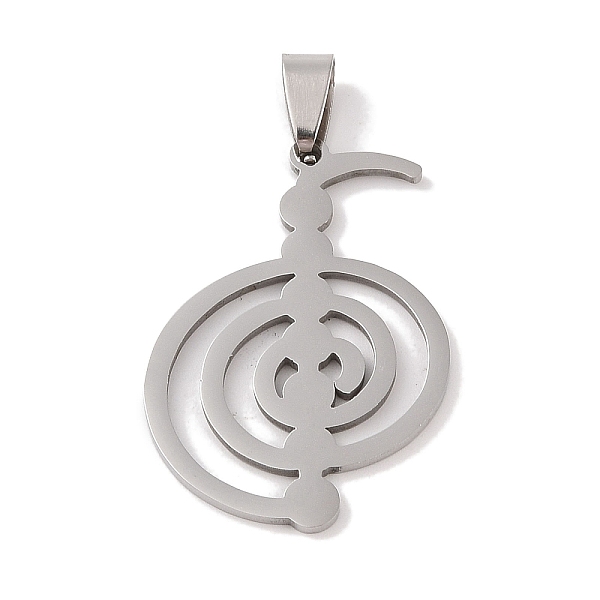 PandaHall Reiki Symbol 201 Stainless Steel Pendants, Cho Ku Rei Charm, Stainless Steel Color, 36.5x25x1.5mm, Hole: 4x7mm 201 Stainless Steel...
PandaHall Reiki Symbol 201 Stainless Steel Pendants, Cho Ku Rei Charm, Stainless Steel Color, 36.5x25x1.5mm, Hole: 4x7mm 201 Stainless Steel...