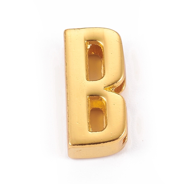 PandaHall Alloy Slide Charms, Cadmium Free & Lead Free, Golden, Letter B, 20x10x6.5mm, Hole: 3x18mm Alloy Letter B
PandaHall Alloy Slide Charms, Cadmium Free & Lead Free, Golden, Letter B, 20x10x6.5mm, Hole: 3x18mm Alloy Letter B