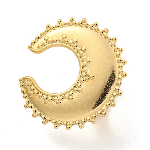 PandaHall Moon 304 Stainless Steel Adjustable Rings for Women, Golden, Inner Diameter: 17mm 304 Stainless Steel Moon
PandaHall Moon 304 Stainless Steel Adjustable Rings for Women, Golden, Inner Diameter: 17mm 304 Stainless Steel Moon