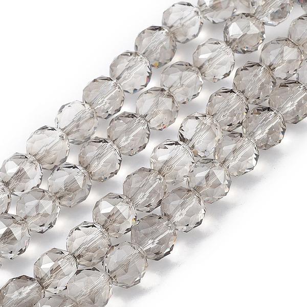 PandaHall Transparent Electroplate Glass Beads Strands, Faceted, Round, Pearl Luster Plated, Dark Gray, 9~10x9~9.5mm, Hole: 1.4mm, about...
PandaHall Transparent Electroplate Glass Beads Strands, Faceted, Round, Pearl Luster Plated, Dark Gray, 9~10x9~9.5mm, Hole: 1.4mm, about...