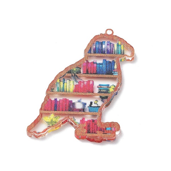 PandaHall Acrylic Pendant, Book Charm, Parrot, 40x28.5x2mm, Hole: 1.2mm Acrylic Parrot
PandaHall Acrylic Pendant, Book Charm, Parrot, 40x28.5x2mm, Hole: 1.2mm Acrylic Parrot