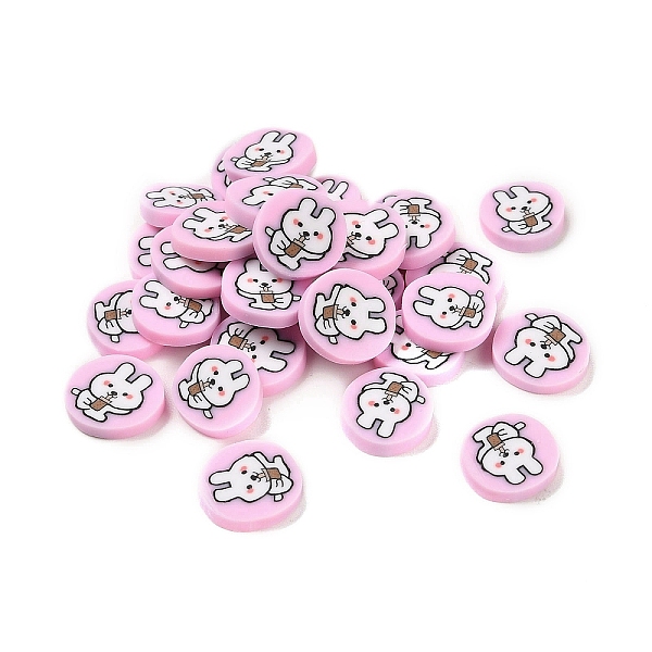 PandaHall Handmade Polymer Clay Cabochons, Rabbit, Pearl Pink, 9~10.5x1~2mm Polymer Clay Rabbit
PandaHall Handmade Polymer Clay Cabochons, Rabbit, Pearl Pink, 9~10.5x1~2mm Polymer Clay Rabbit