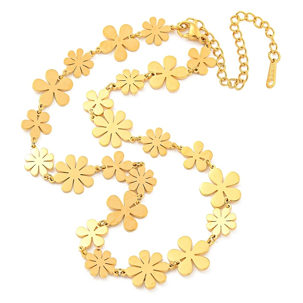 PandaHall 304 Stainless Steel Small Daisy Flower Link Necklaces for Women, Real 18K Gold Plated, 12.28 inch(31.2cm) 304 Stainless Steel...
PandaHall 304 Stainless Steel Small Daisy Flower Link Necklaces for Women, Real 18K Gold Plated, 12.28 inch(31.2cm) 304 Stainless Steel...