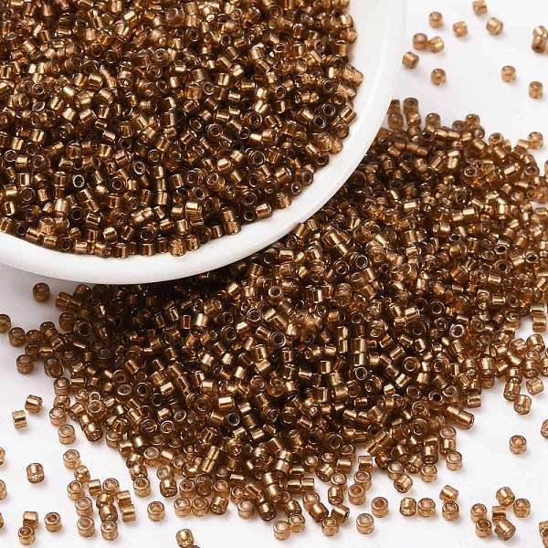 PandaHall Cylinder Seed Beads, Silver Lined, Round Hole, Uniform Size, Dark Goldenrod, 2x1.5mm, Hole: 0.8mm, about 40000pcs/bag, about...
PandaHall Cylinder Seed Beads, Silver Lined, Round Hole, Uniform Size, Dark Goldenrod, 2x1.5mm, Hole: 0.8mm, about 40000pcs/bag, about...