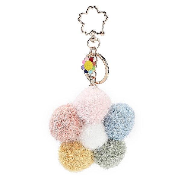 PandaHall Flower Plush Pendant Keychain, with Alloy Finding for Keychain, Purse, Backpack Ornament, Colorful, 15.4cm Alloy Flower
PandaHall Flower Plush Pendant Keychain, with Alloy Finding for Keychain, Purse, Backpack Ornament, Colorful, 15.4cm Alloy Flower