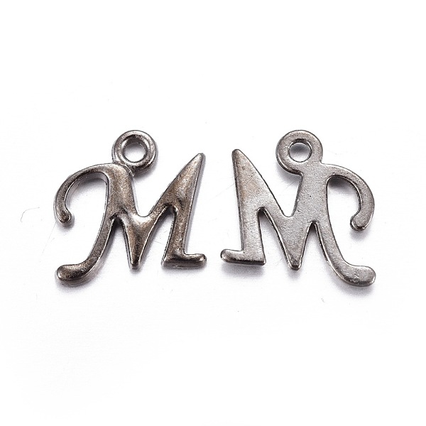 PandaHall Gunmetal Plated Alloy Letter Pendants, Rack Plating, Cadmium Free & Lead Free, Letter.M, 13x13x2mm, Hole: 1.5mm Alloy Letter M
PandaHall Gunmetal Plated Alloy Letter Pendants, Rack Plating, Cadmium Free & Lead Free, Letter.M, 13x13x2mm, Hole: 1.5mm Alloy Letter M
