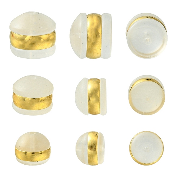PandaHall 12Pcs 3 Size TPE Plastic Ear Nuts, with Real 18K Gold Plated 316 Surgical Stainless Steel Findings, Belt Earring Backs, Clear...
PandaHall 12Pcs 3 Size TPE Plastic Ear Nuts, with Real 18K Gold Plated 316 Surgical Stainless Steel Findings, Belt Earring Backs, Clear...