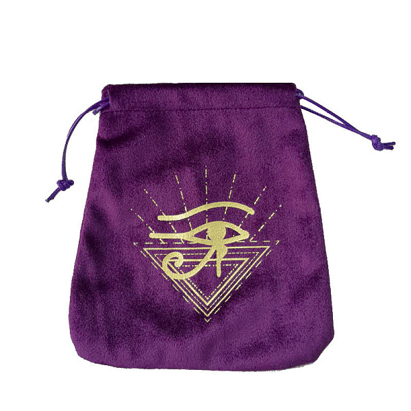 PandaHall Velvet Tarot Cards Storage Drawstring Bags, Tarot Desk Storage Holder, Purple, Eye of Ra Pattern, 16.5x15cm Velvet Eye of Ra...
PandaHall Velvet Tarot Cards Storage Drawstring Bags, Tarot Desk Storage Holder, Purple, Eye of Ra Pattern, 16.5x15cm Velvet Eye of Ra...