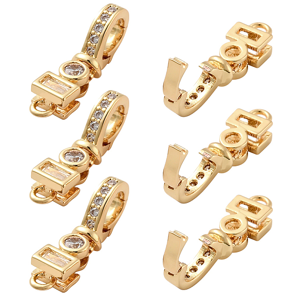 PandaHall BENECREAT 6PCS Real 18K Gold Plated Brass Folding Clasp, Cubic Zirconia Necklace Extender, Folding Extension Jewelry Clasp for..., Clear
PandaHall BENECREAT 6PCS Real 18K Gold Plated Brass Folding Clasp, Cubic Zirconia Necklace Extender, Folding Extension Jewelry Clasp for..., Clear