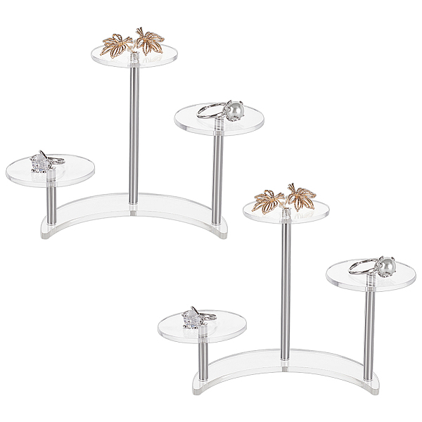PandaHall 3-Tier Transparent Round Acrylic Products Display Riser Stands, Toy Model Display Stands with Moon Base, for Rings, Earrings, Mini..., Clear
PandaHall 3-Tier Transparent Round Acrylic Products Display Riser Stands, Toy Model Display Stands with Moon Base, for Rings, Earrings, Mini..., Clear