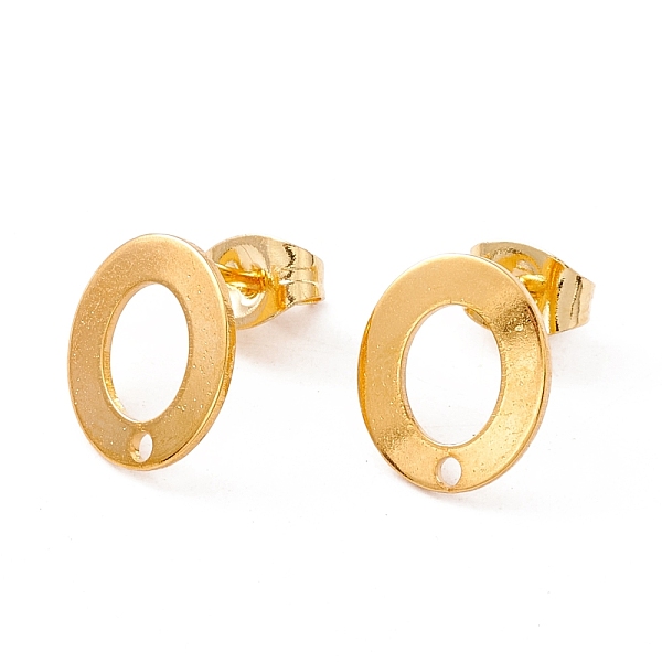 PandaHall 201 Stainless Steel Stud Earring Findings, with Ear Nuts and 304 Stainless Steel Pins, Donut with Hole, Real 24K Gold Plated...
PandaHall 201 Stainless Steel Stud Earring Findings, with Ear Nuts and 304 Stainless Steel Pins, Donut with Hole, Real 24K Gold Plated...