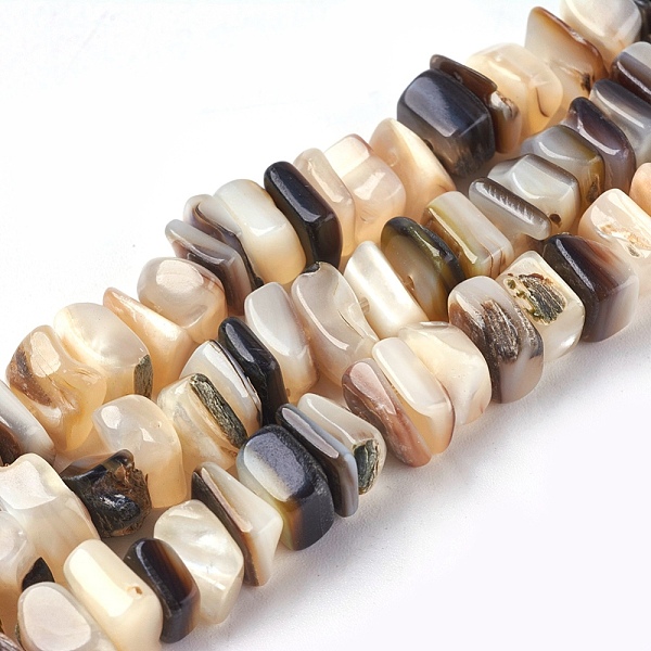 PandaHall Freshwater Shell Beads Strands, Square Heishi Beads, Seashell Color, 8~11x6~8x2~5mm, Hole: 0.6mm, 15.7~15.9 inch(40~40.5cm)...
PandaHall Freshwater Shell Beads Strands, Square Heishi Beads, Seashell Color, 8~11x6~8x2~5mm, Hole: 0.6mm, 15.7~15.9 inch(40~40.5cm)...