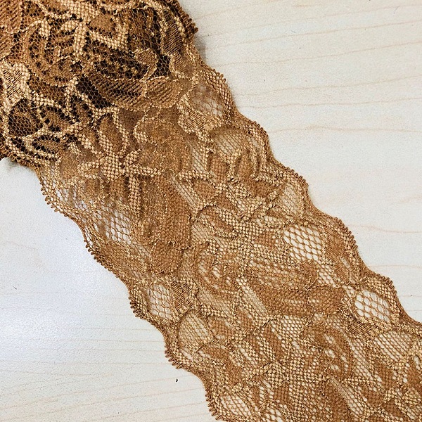 PandaHall Elastic Lace Trim, Lace Ribbon For Sewing Decoration, Camel, 80mm Polyester Brown
PandaHall Elastic Lace Trim, Lace Ribbon For Sewing Decoration, Camel, 80mm Polyester Brown