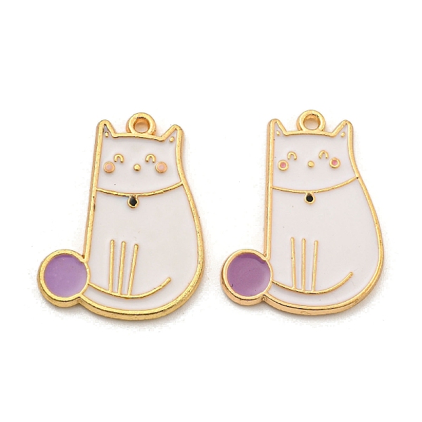 PandaHall Alloy Enamel Pendants, Golden, Cat Charm, WhiteSmoke, 21x20x1.5mm, Hole: 1.6mm, 10pcs/set Alloy+Enamel Cat Shape White
PandaHall Alloy Enamel Pendants, Golden, Cat Charm, WhiteSmoke, 21x20x1.5mm, Hole: 1.6mm, 10pcs/set Alloy+Enamel Cat Shape White