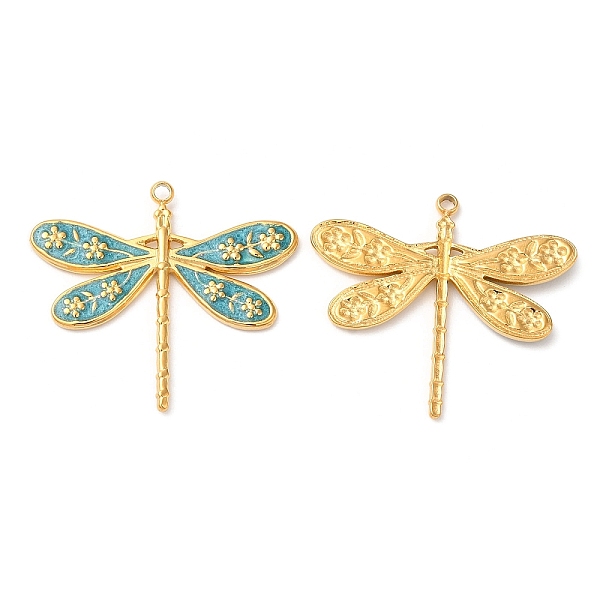 PandaHall 304 Stainless Steel Enamel Pendants, Real 18K Gold Plated, Dragonfly Charm, Light Sky Blue, 24x27x2mm, Hole: 1.4mm Stainless...
PandaHall 304 Stainless Steel Enamel Pendants, Real 18K Gold Plated, Dragonfly Charm, Light Sky Blue, 24x27x2mm, Hole: 1.4mm Stainless...