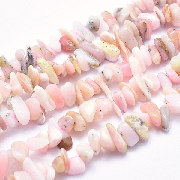 PandaHall Natural Pink Opal Beads Strands, Chips, 4~16x4~8mm, Hole: 0.8mm, 15.7 inch Pink Opal Chip
PandaHall Natural Pink Opal Beads Strands, Chips, 4~16x4~8mm, Hole: 0.8mm, 15.7 inch Pink Opal Chip