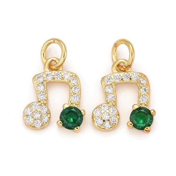 PandaHall Rack Plating Brass Cubic Zirconia Charms, Real 18K Gold Plated, Lead Free & Cadmium Free, Musical Note , Mixed Color, 12x10x2.8mm..., Multicolor
PandaHall Rack Plating Brass Cubic Zirconia Charms, Real 18K Gold Plated, Lead Free & Cadmium Free, Musical Note , Mixed Color, 12x10x2.8mm..., Multicolor