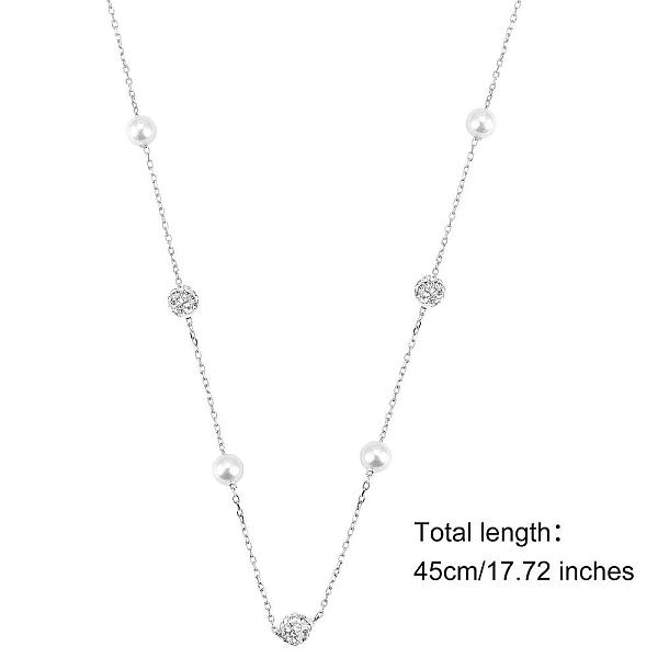 PandaHall Pearl Necklace for Women Rhodium Plated 925 Sterling Silver Freshwater Pearl Choker Necklace Y Shape Adjustable Length Necklace...
PandaHall Pearl Necklace for Women Rhodium Plated 925 Sterling Silver Freshwater Pearl Choker Necklace Y Shape Adjustable Length Necklace...
