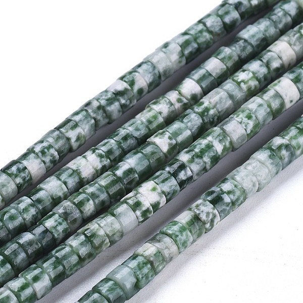PandaHall Natural Green Spot Jasper Beads Strands, Heishi Beads, Flat Round/Disc, 4x2mm, Hole: 0.6mm, about 149~171pcs/Strand, 15.35...
PandaHall Natural Green Spot Jasper Beads Strands, Heishi Beads, Flat Round/Disc, 4x2mm, Hole: 0.6mm, about 149~171pcs/Strand, 15.35...