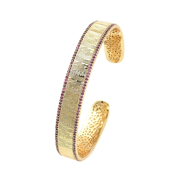 PandaHall Brass Pave Camellia Cubic Zirconia Open Cuff Bangles for Women, Real 18K Gold Plated, 3/8 inch(1cm), Inner Diameter: 2-1/8x2-3/8..., Pink
PandaHall Brass Pave Camellia Cubic Zirconia Open Cuff Bangles for Women, Real 18K Gold Plated, 3/8 inch(1cm), Inner Diameter: 2-1/8x2-3/8..., Pink