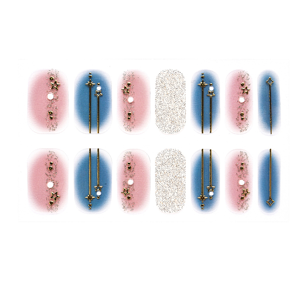 PandaHall Full Cover Ombre Nails Wraps, Glitter Powder Color Street Nail Strips, Self-Adhesive, for Nail Tips Decorations, Colorful, 24x8mm...
PandaHall Full Cover Ombre Nails Wraps, Glitter Powder Color Street Nail Strips, Self-Adhesive, for Nail Tips Decorations, Colorful, 24x8mm...